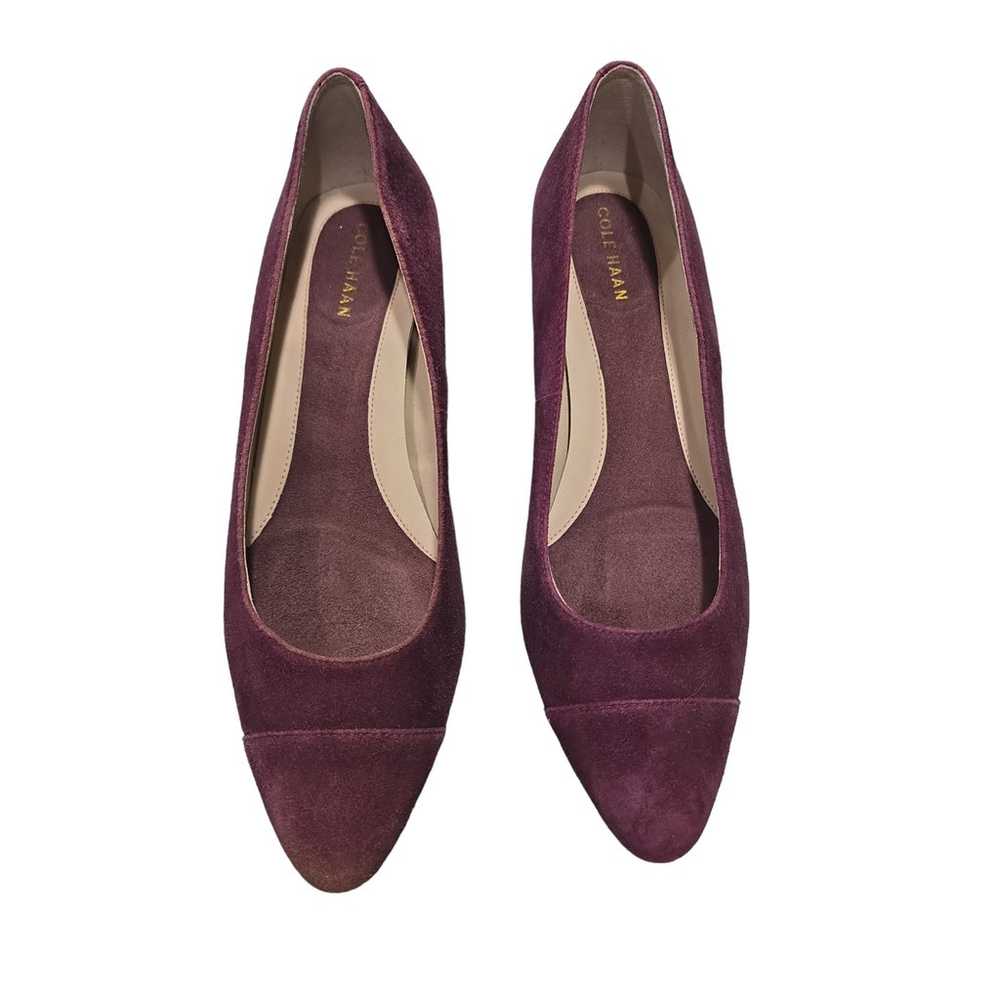 Cole Haan Plum Color Suede Shoes - image 1