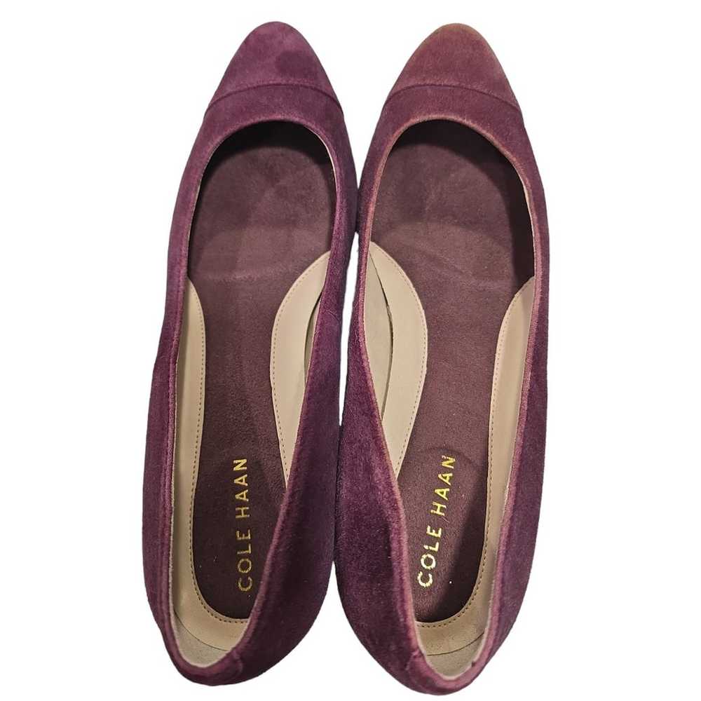 Cole Haan Plum Color Suede Shoes - image 2