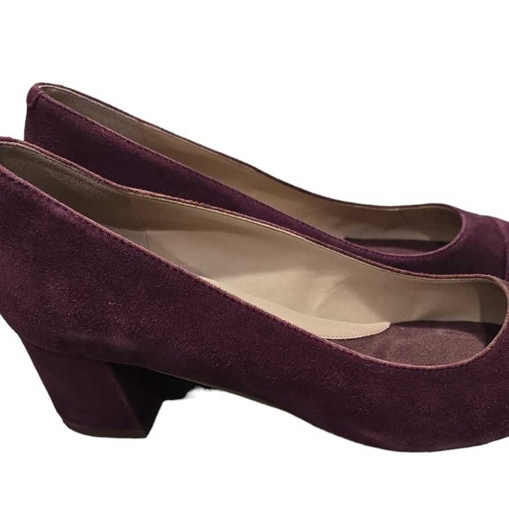 Cole Haan Plum Color Suede Shoes - image 4