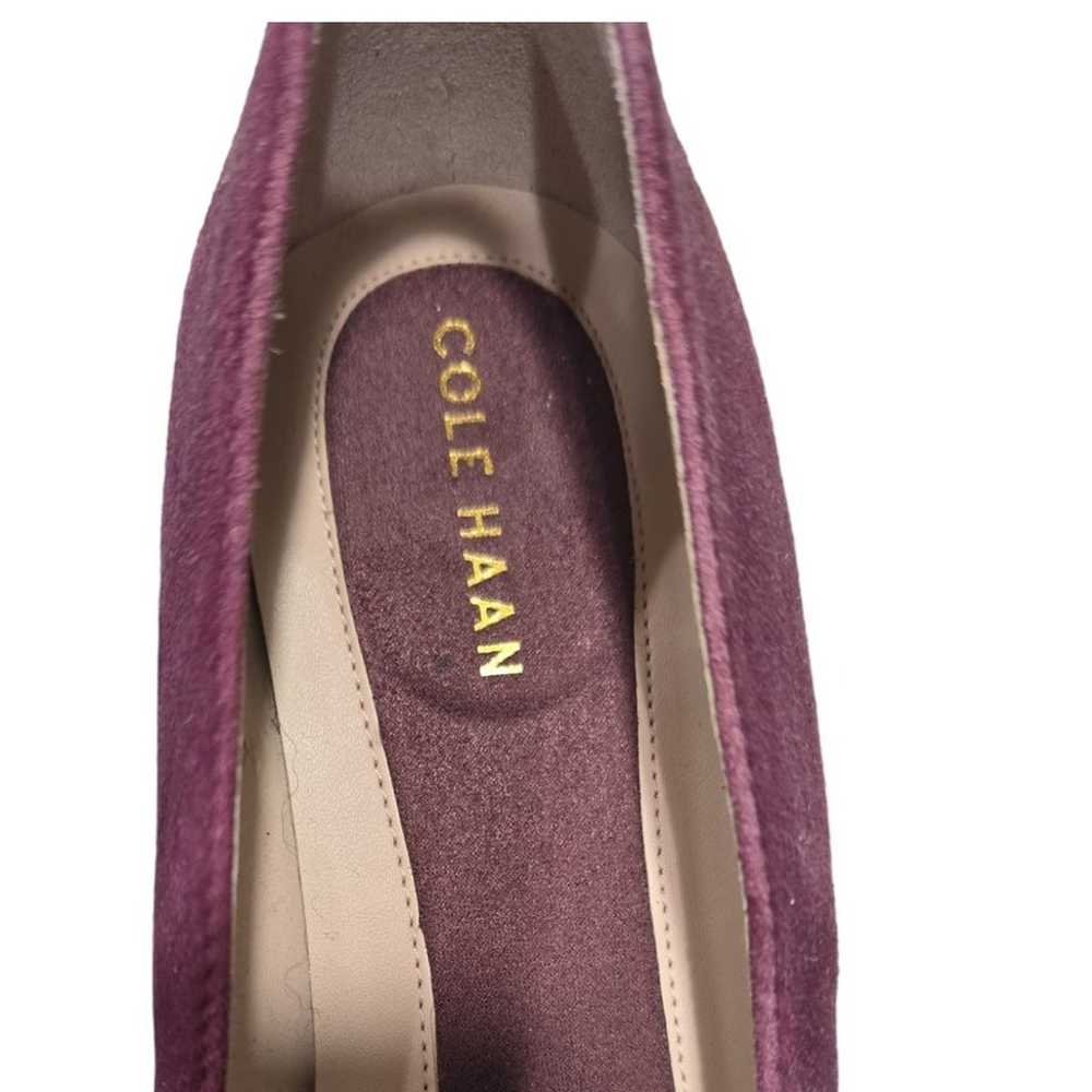 Cole Haan Plum Color Suede Shoes - image 5