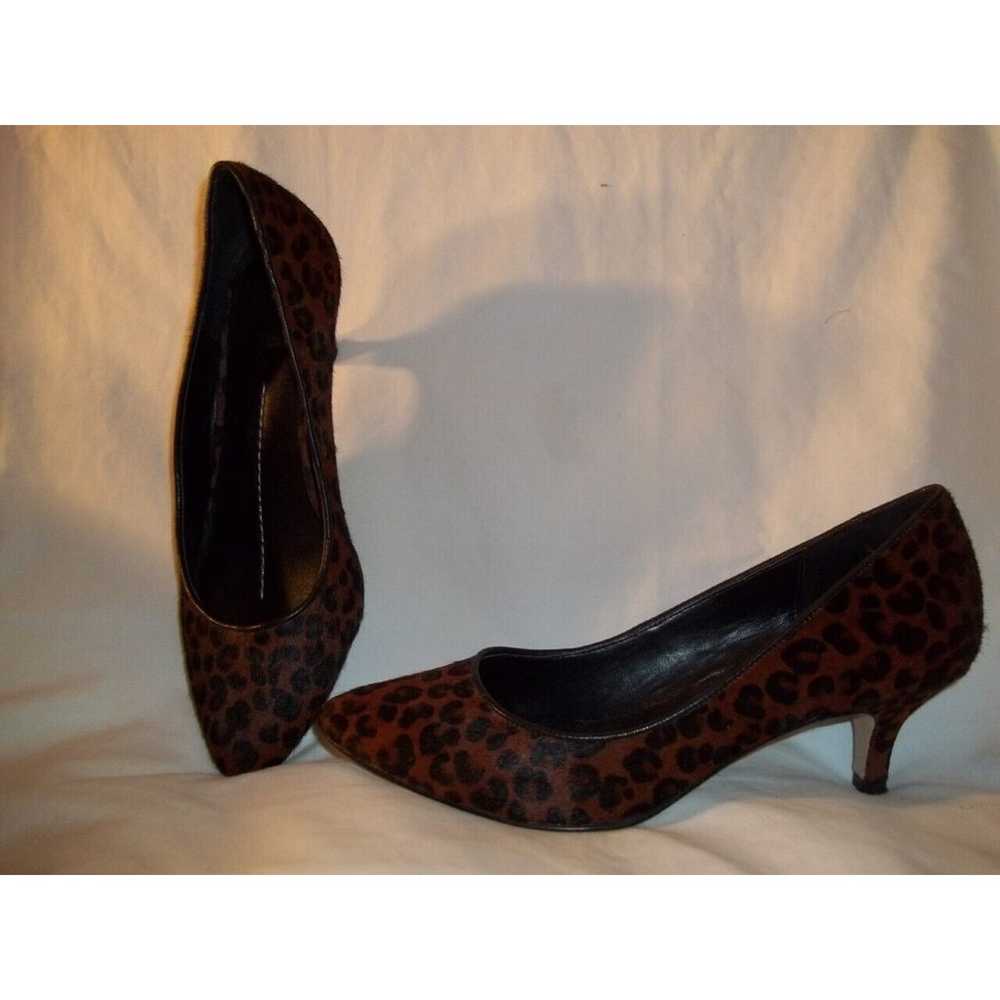 dv Dolce Vita Brown Spotted Animal Print Fur Pump… - image 2