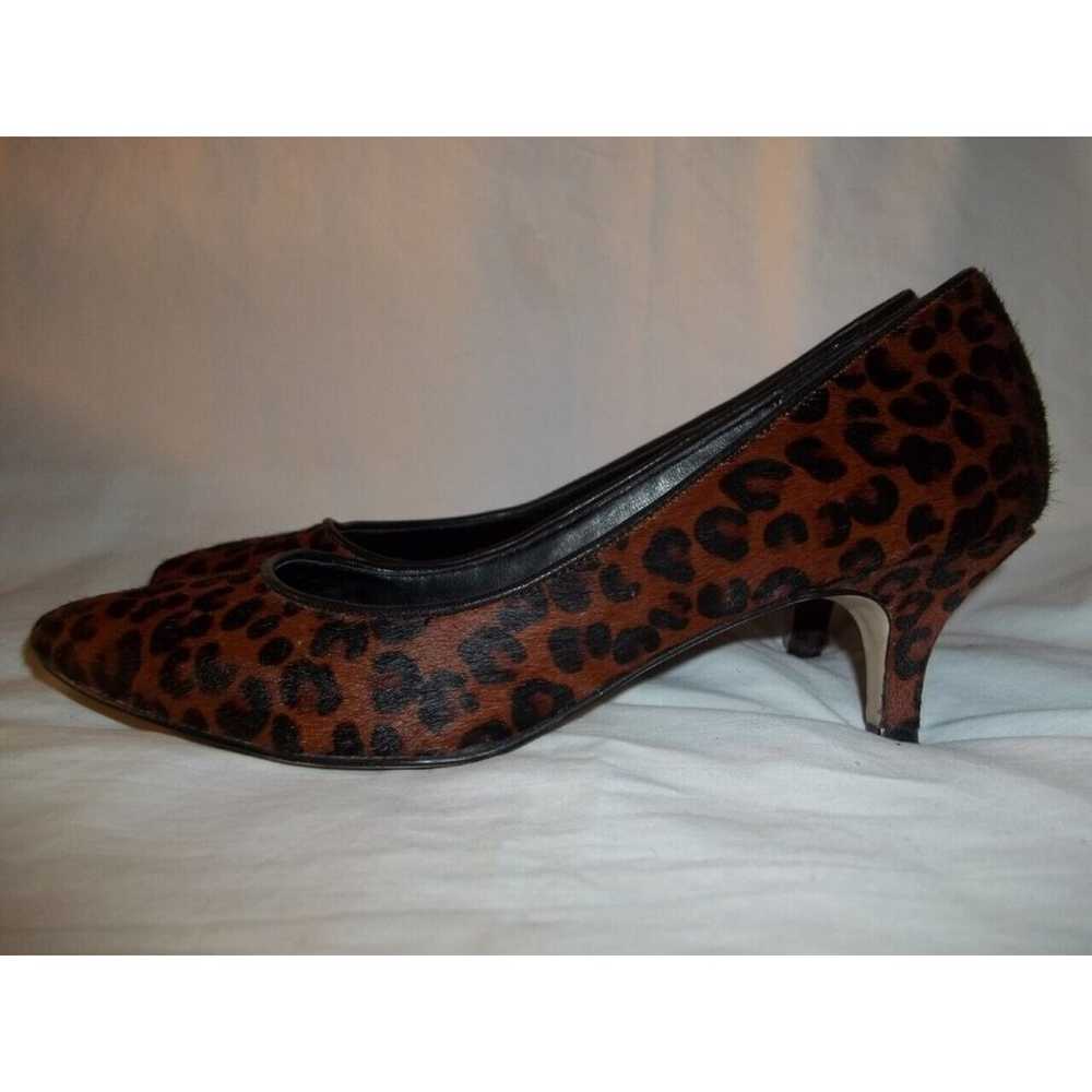 dv Dolce Vita Brown Spotted Animal Print Fur Pump… - image 3