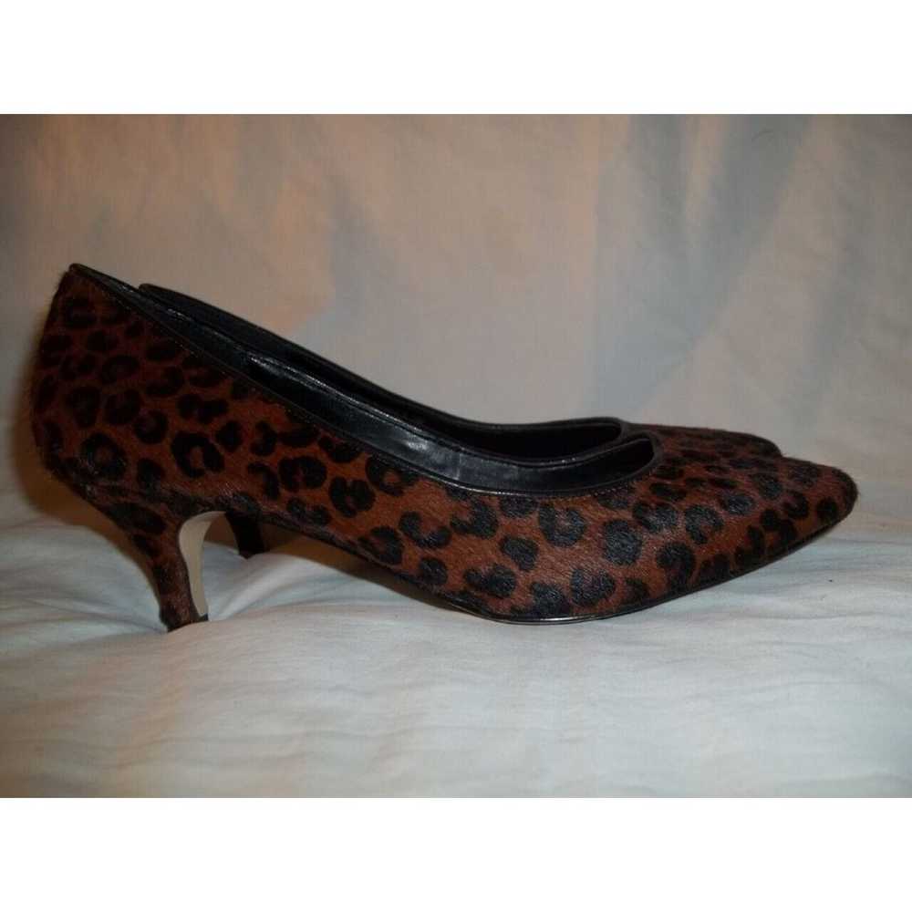 dv Dolce Vita Brown Spotted Animal Print Fur Pump… - image 4