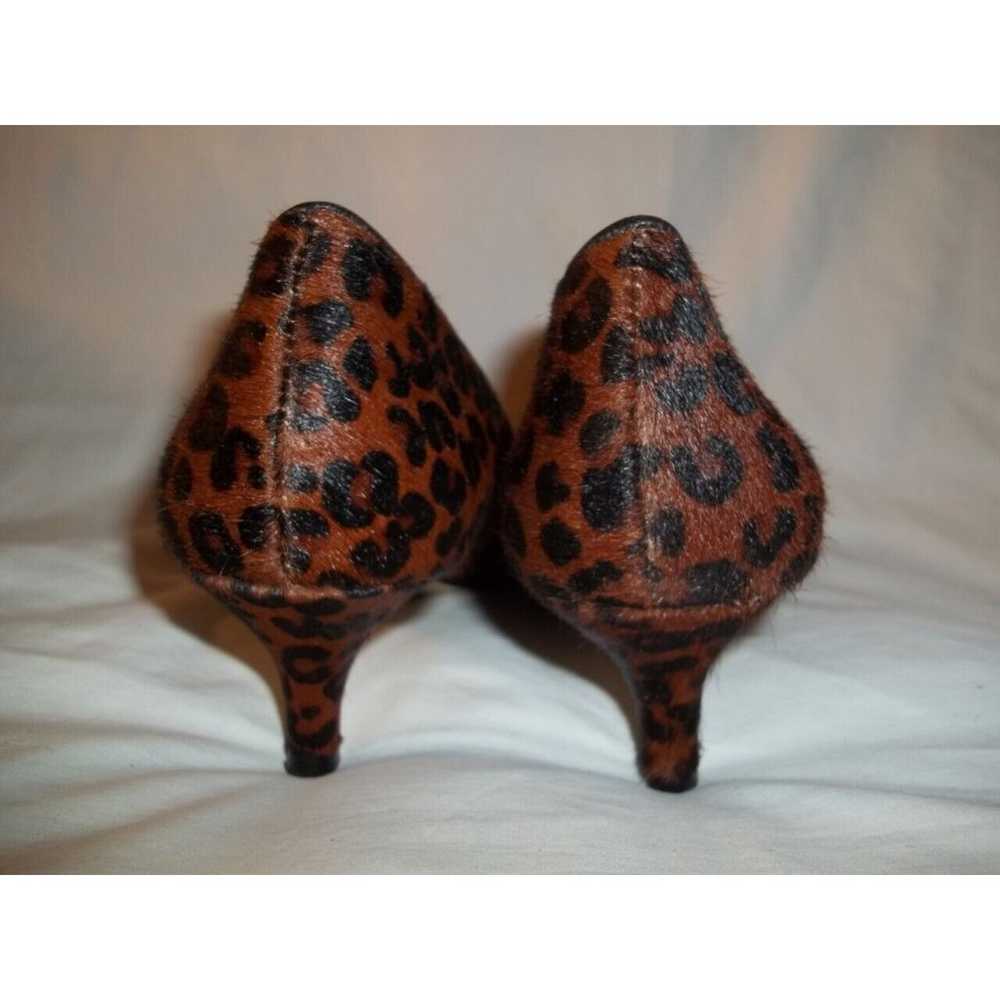 dv Dolce Vita Brown Spotted Animal Print Fur Pump… - image 5