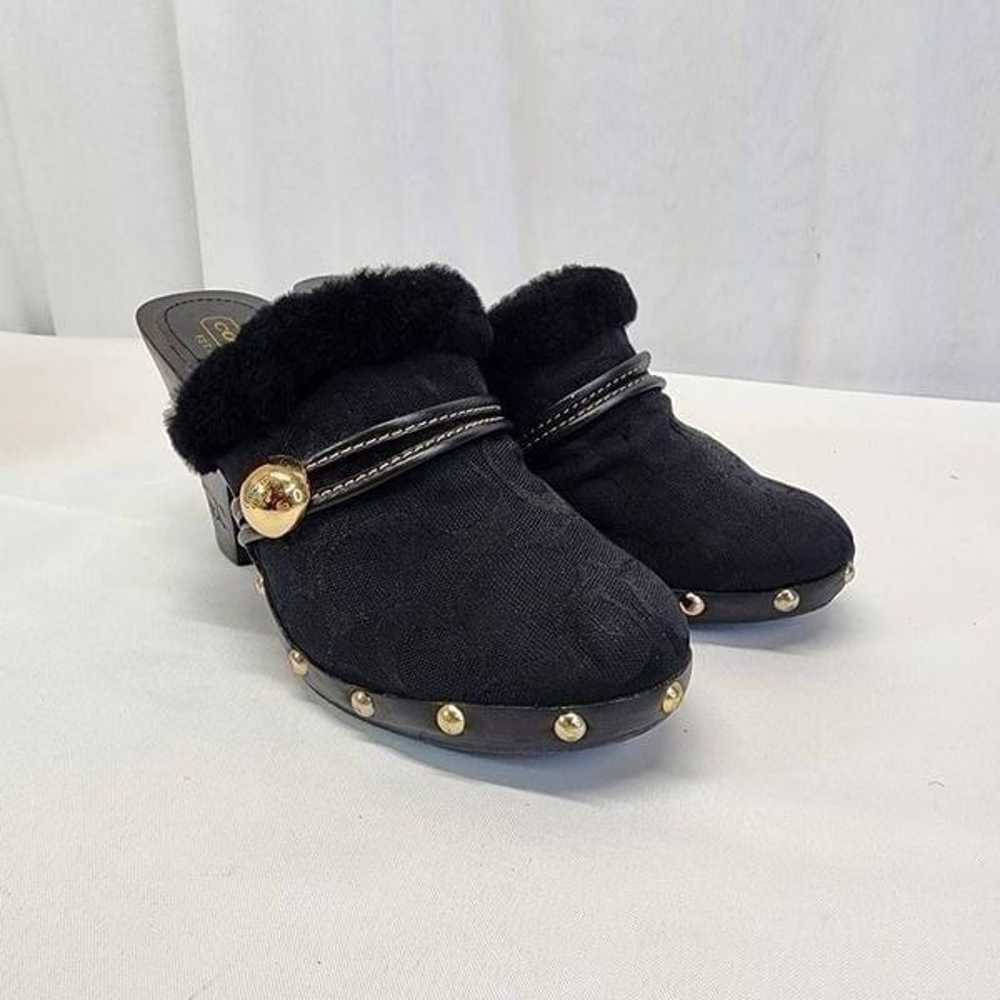 Coach Ivanka Signature Canvas Mule Clogs Size 7.5 - image 1