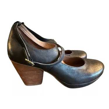 Dansko Minette Shoes Ankle Strap Mary Janes Black 