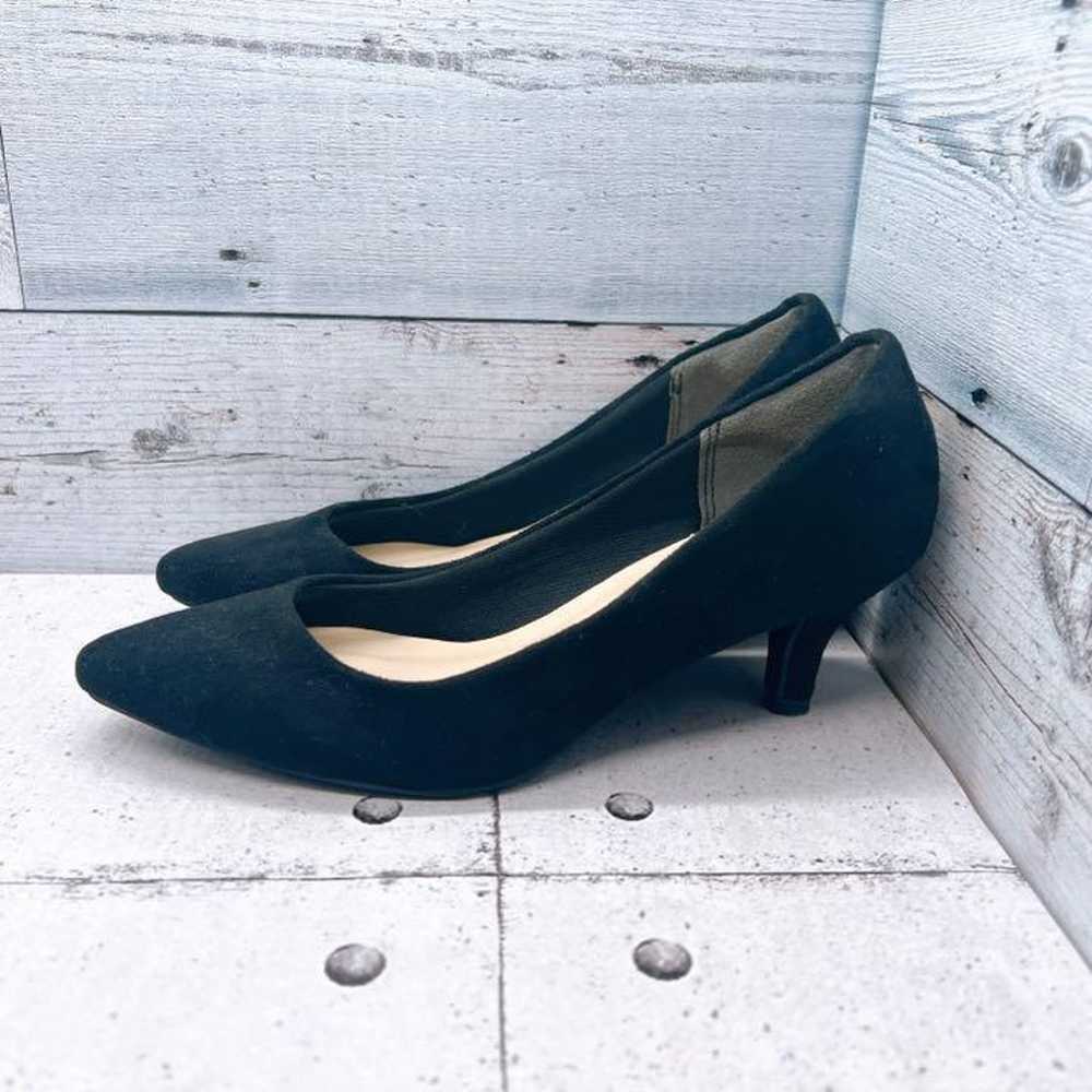 Vivian Pointed Toe Black Shoes 22.5cm Black - image 5