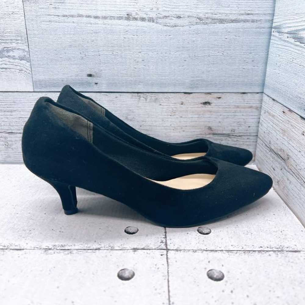 Vivian Pointed Toe Black Shoes 22.5cm Black - image 6