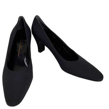 Salvatore Ferragamo Boutique Black Pumps  Fabric 1