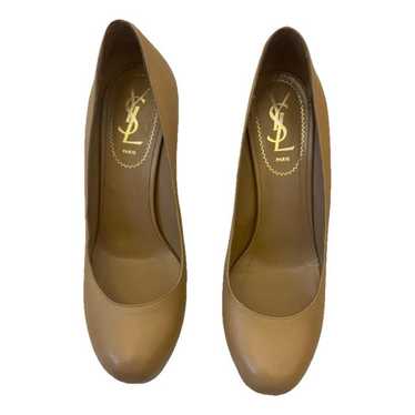 Yves Saint Laurent Trib Too leather heels - image 1