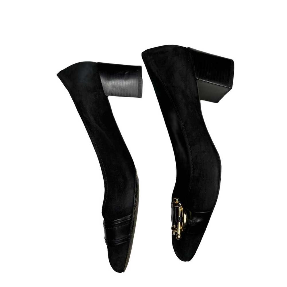 Tory Burch Suede Leather Block Heels 9M - image 3