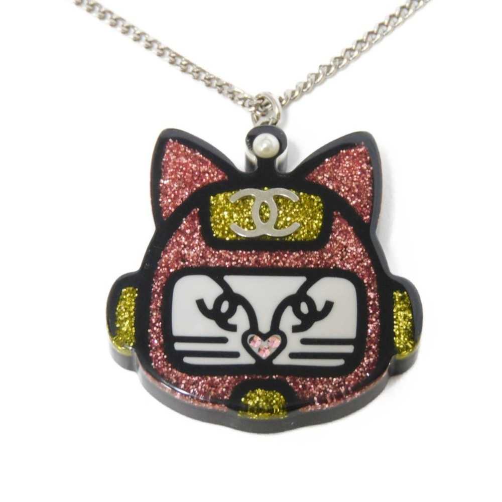 Chanel CHANEL Necklace Choupette Cat Robot CC Mar… - image 1