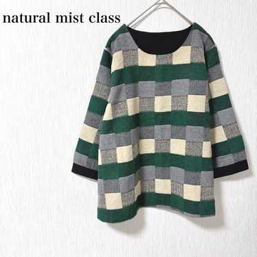 [Natural Mist Class] Long Sleeve Tunic Block Chec… - image 1