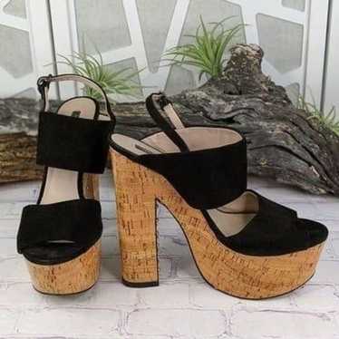 Zara Platform Cork Heels - image 1