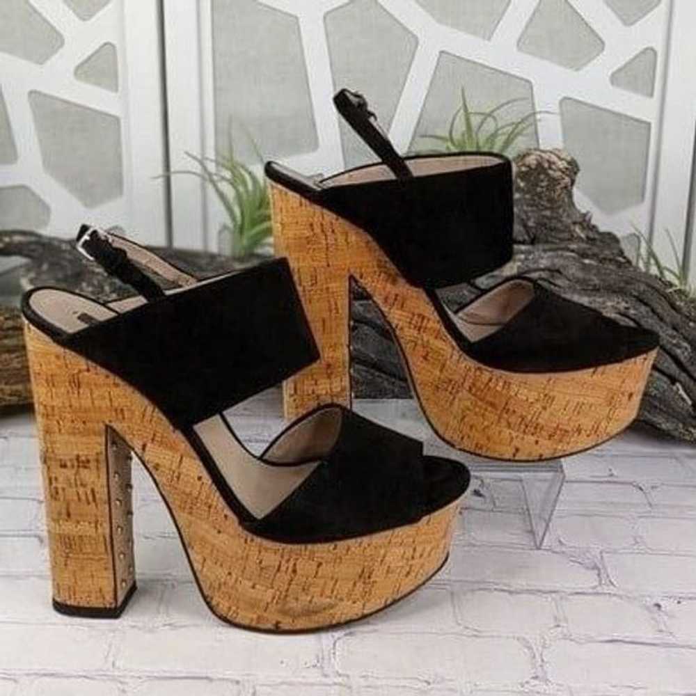 Zara Platform Cork Heels - image 3