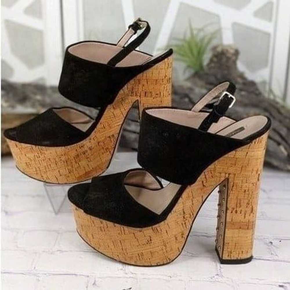 Zara Platform Cork Heels - image 4