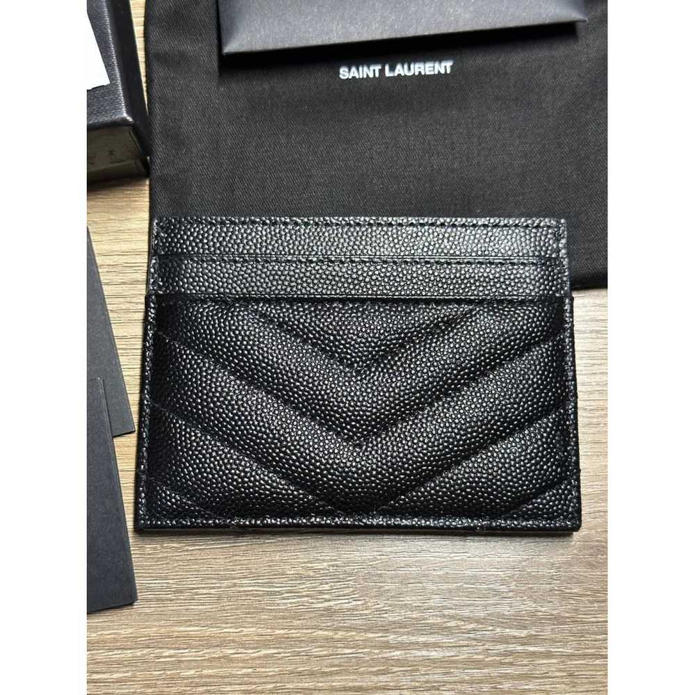 Saint Laurent Monogramme leather card wallet - image 2