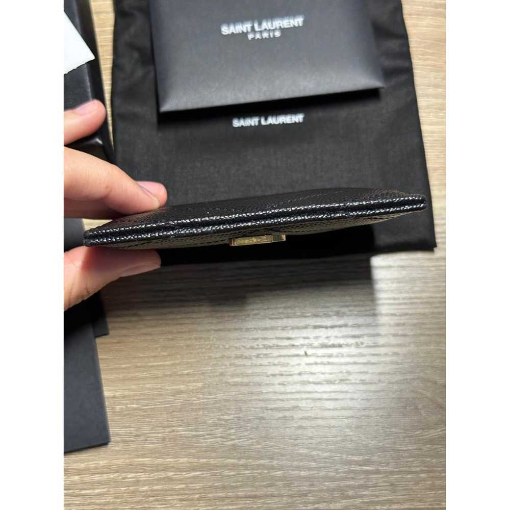 Saint Laurent Monogramme leather card wallet - image 3