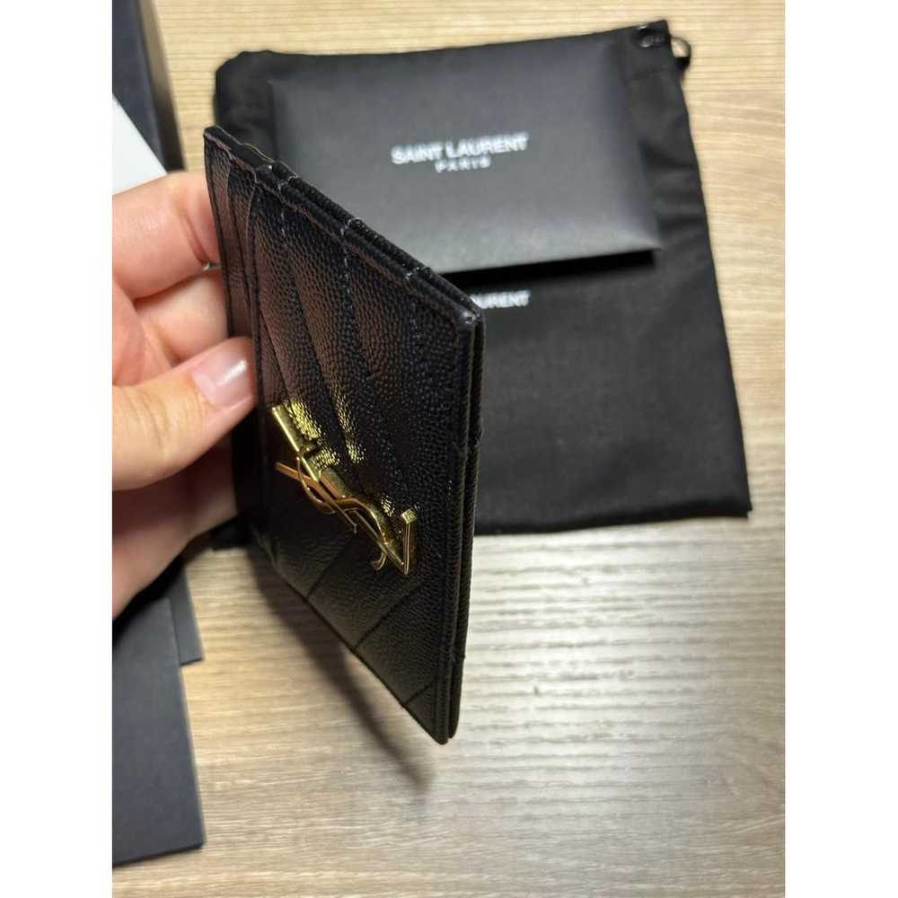 Saint Laurent Monogramme leather card wallet - image 5