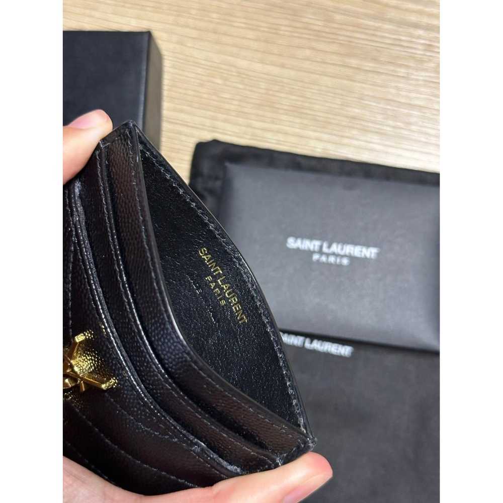 Saint Laurent Monogramme leather card wallet - image 7