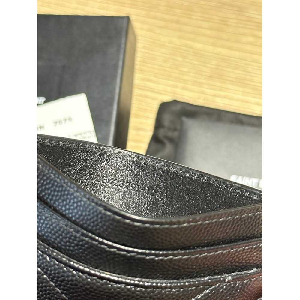 Saint Laurent Monogramme leather card wallet - image 8