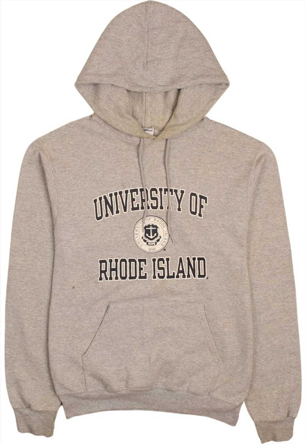 Vintage 90's Champion Hoodie University Of Rhode … - image 1