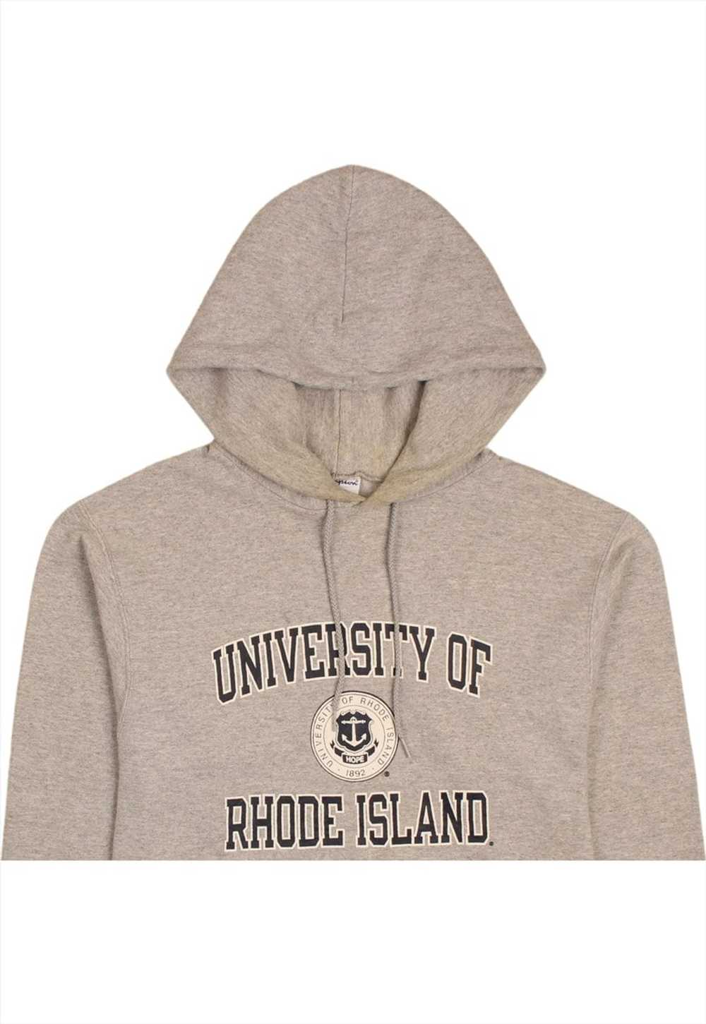 Vintage 90's Champion Hoodie University Of Rhode … - image 3