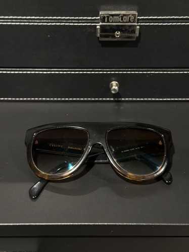 Celine × Phoebe Philo Black Havana Shadow Sunglass