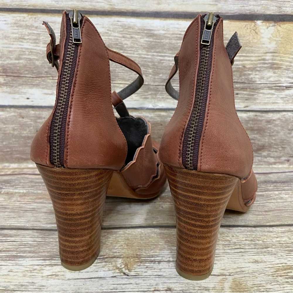 Bali Elf 7 Incognito Leather Heels in cognac leat… - image 4