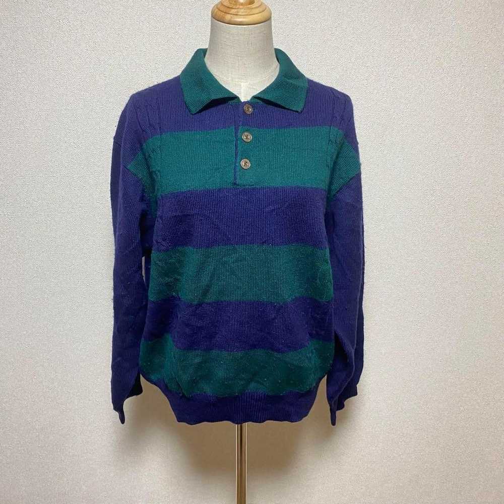 1329【Winners Flag】Polo Shirt Long Sleeve Top Long… - image 3