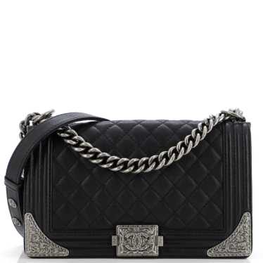 Chanel Boy leather handbag - image 1