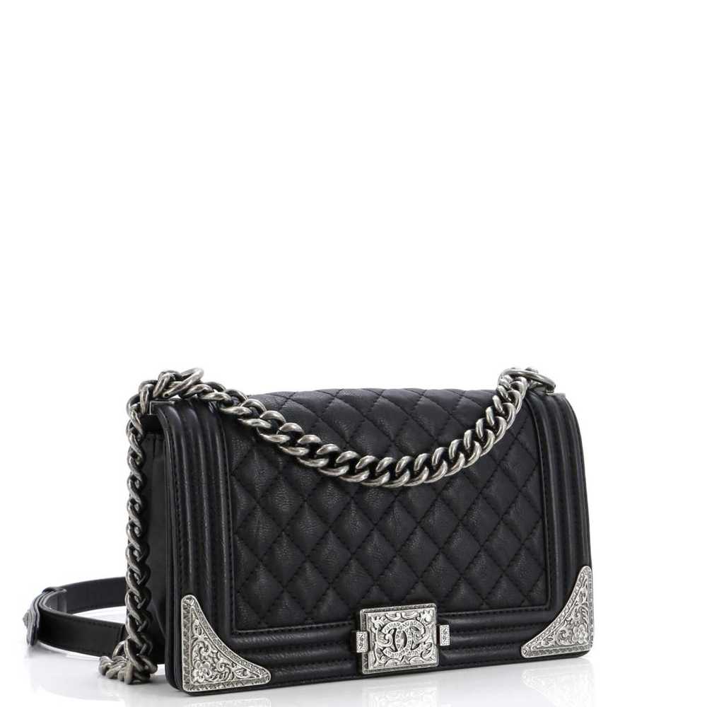 Chanel Boy leather handbag - image 3