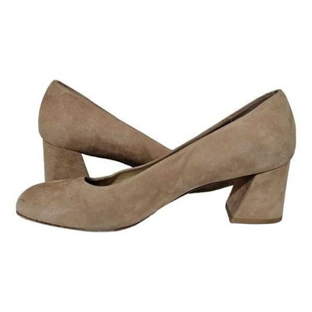 STUART WEITZMAN Mary Mid Beige Tan Suede Pump - S… - image 3