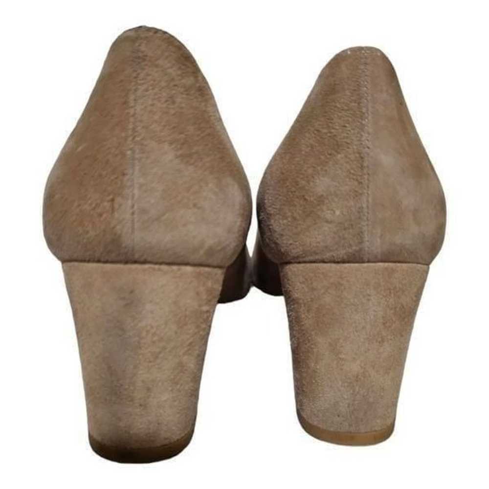 STUART WEITZMAN Mary Mid Beige Tan Suede Pump - S… - image 4