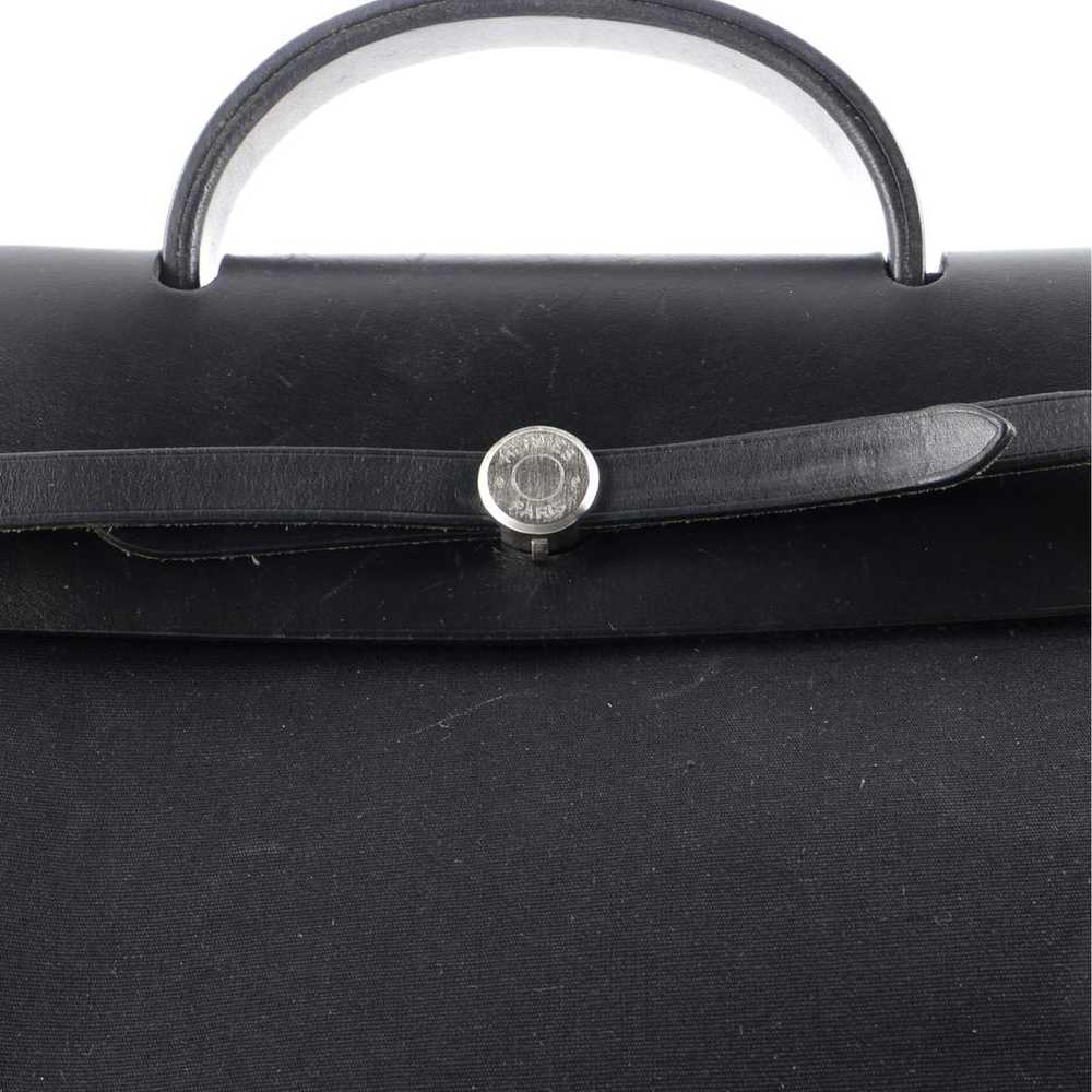 Hermès Herbag cloth handbag - image 8