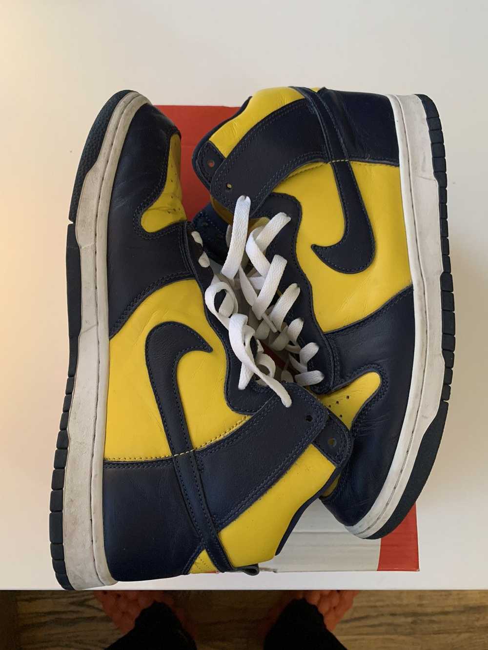 Nike Nike Dunk High SP 2020 Michigan sz 11 - image 4