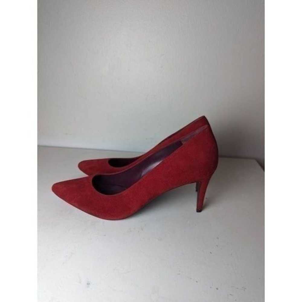 STUART WEITZMAN Stuart 85 Burgundy Suede Pump Siz… - image 4