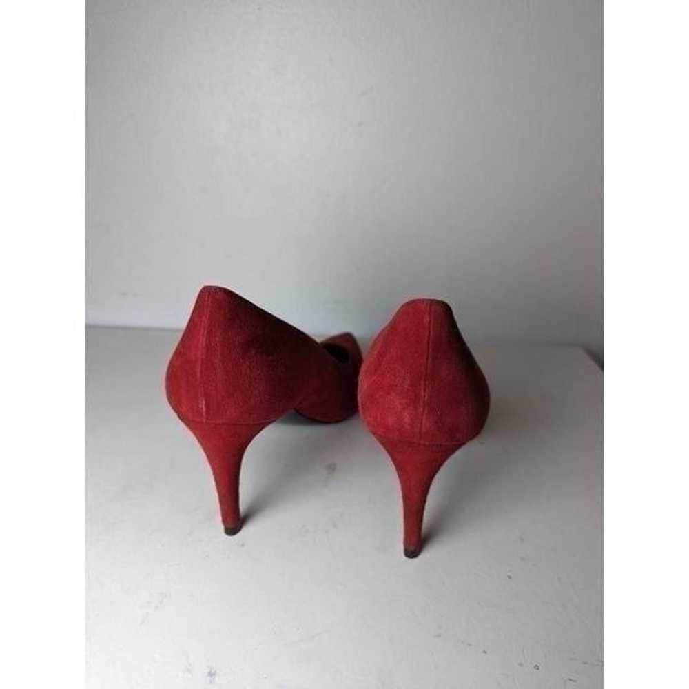 STUART WEITZMAN Stuart 85 Burgundy Suede Pump Siz… - image 5