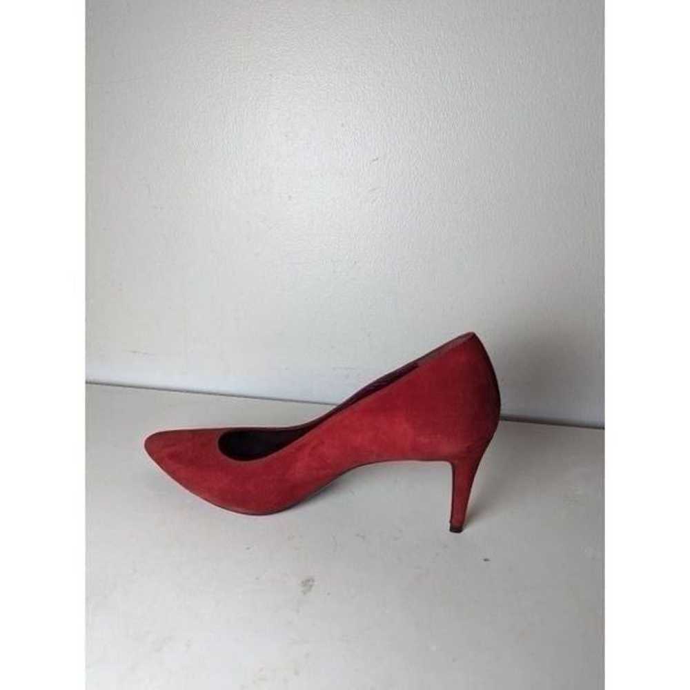 STUART WEITZMAN Stuart 85 Burgundy Suede Pump Siz… - image 6