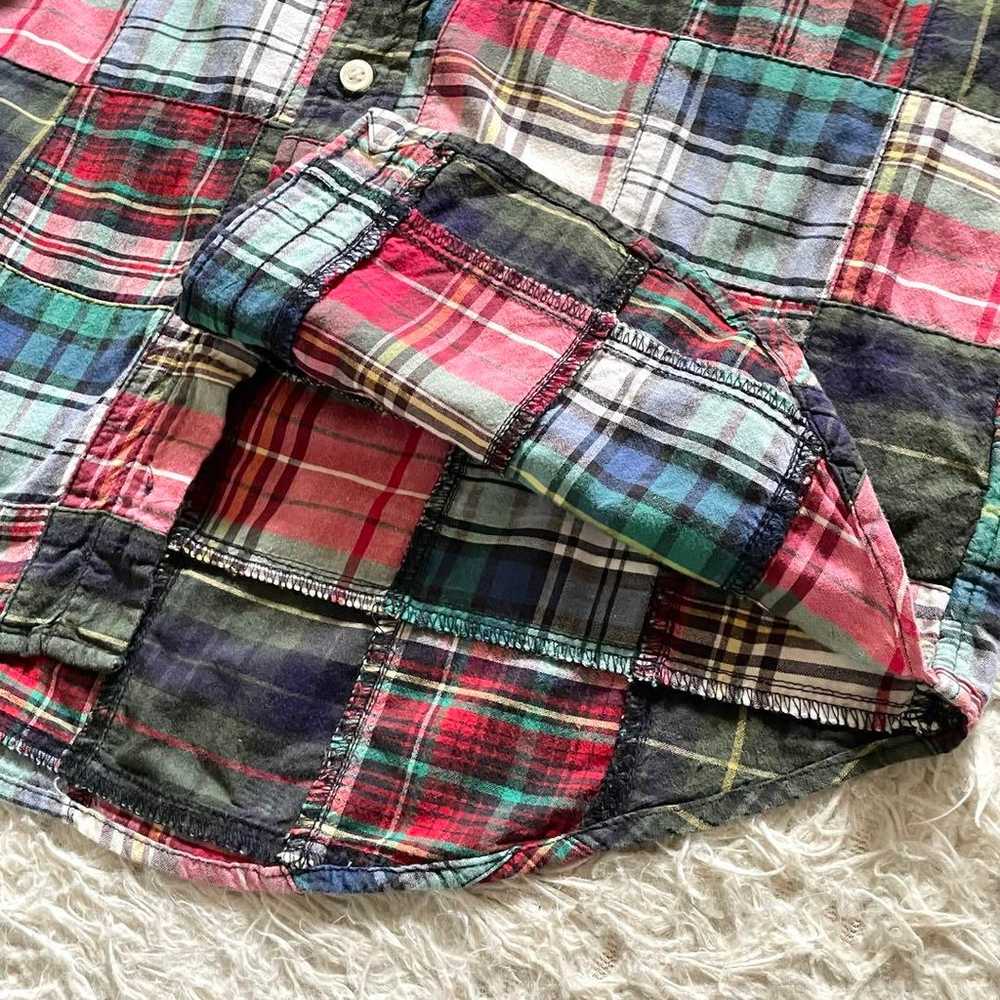 Ralph Lauren Check Shirt Crazy 90s Size L Equival… - image 10