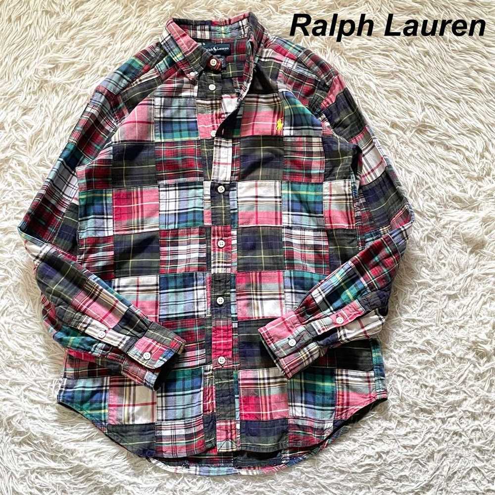 Ralph Lauren Check Shirt Crazy 90s Size L Equival… - image 1