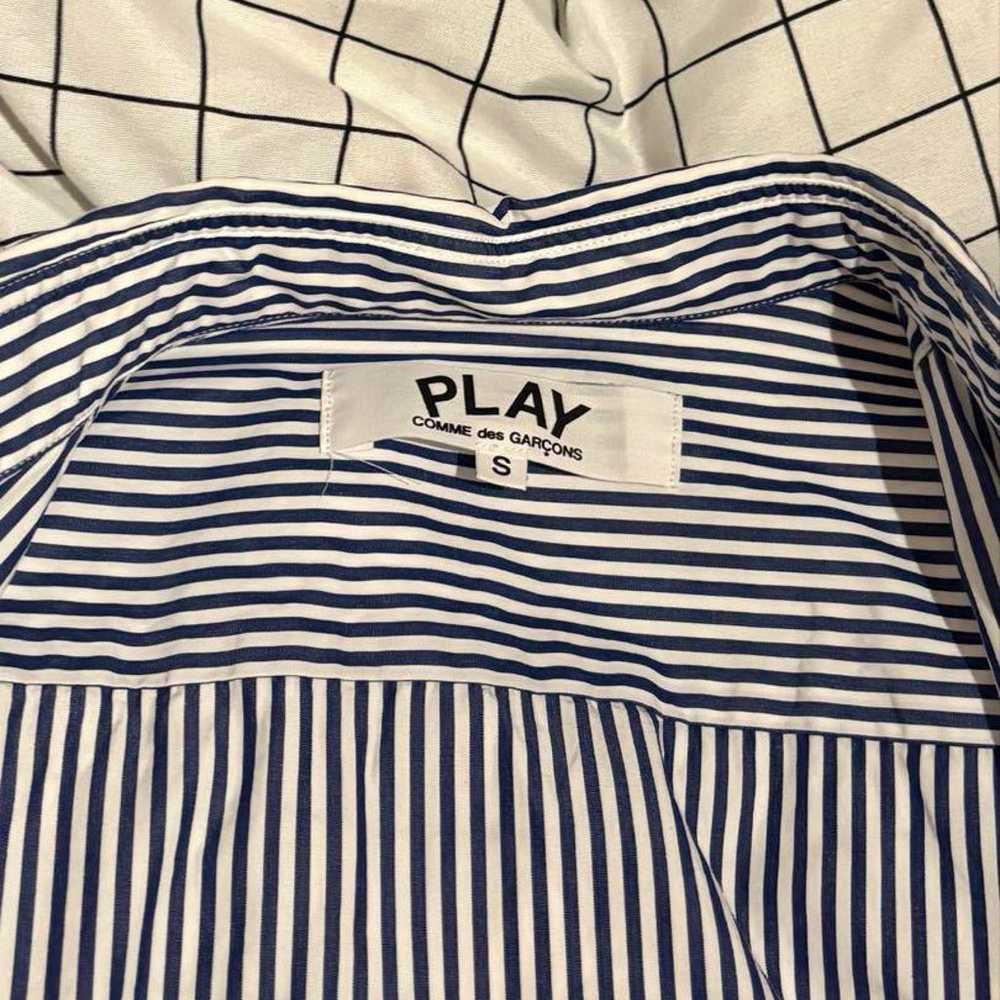 Play Comme des Garçons Stripe Shirt Blue (Size S) - image 4