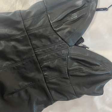 Guess faux leather dress