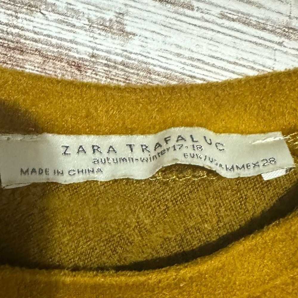 Zara Trafaluc Women's Shift Dress Mustard Yellow … - image 2