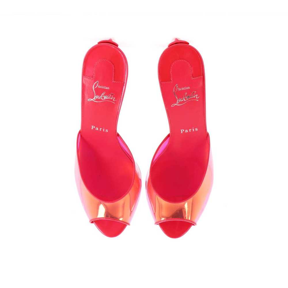 Christian Louboutin Patent leather mules - image 2