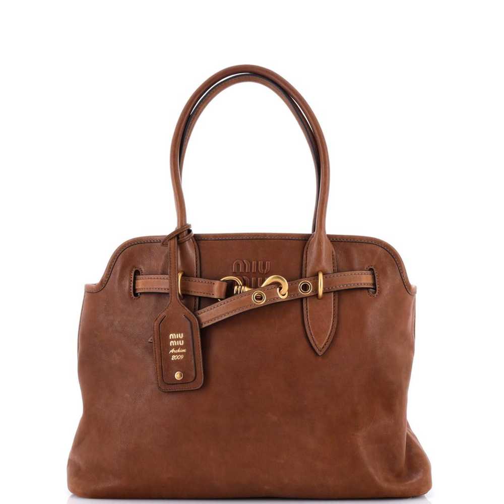 Miu Miu Leather tote - image 1