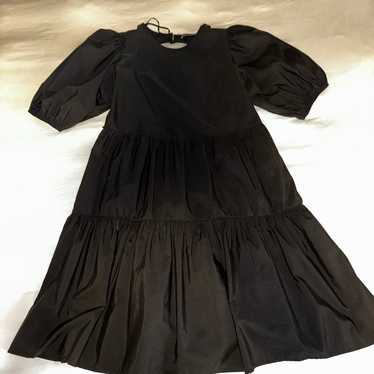 Women’s Zara black ruffle dress - Small