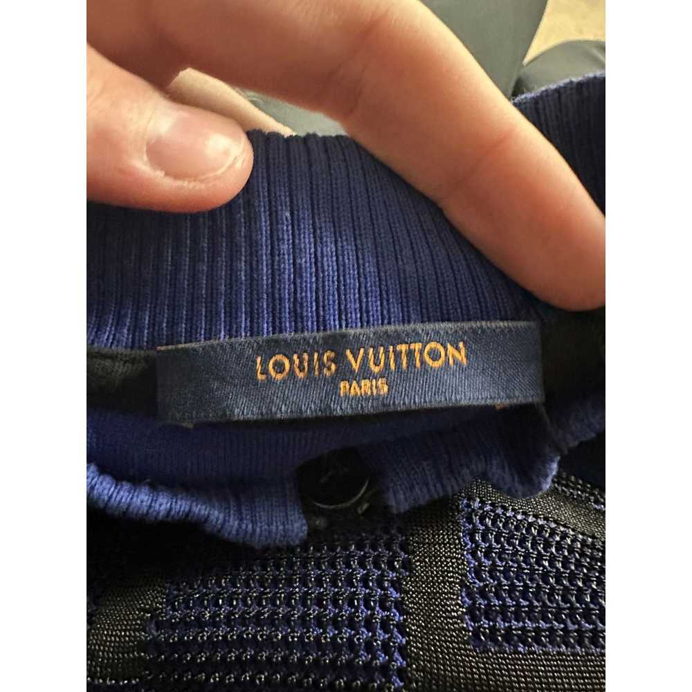 Louis Vuitton LV Quarter Zip Shirt Black Blue Use… - image 3