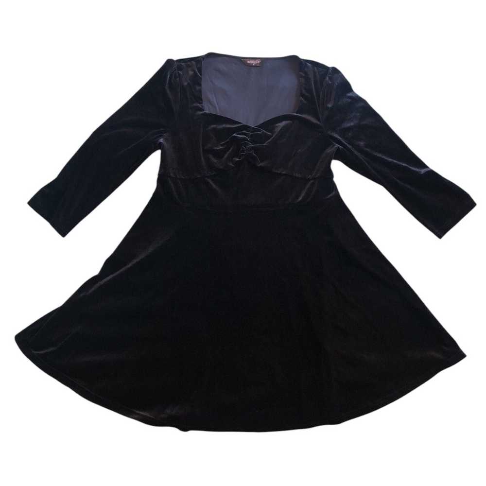 Allegra K Women’s Black Velour Party Cocktail Dre… - image 7