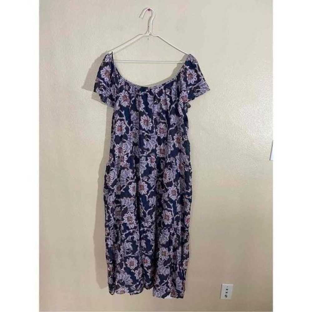 Knox Rose Floral Flutter Short Sleeve A-Line Maxi… - image 4